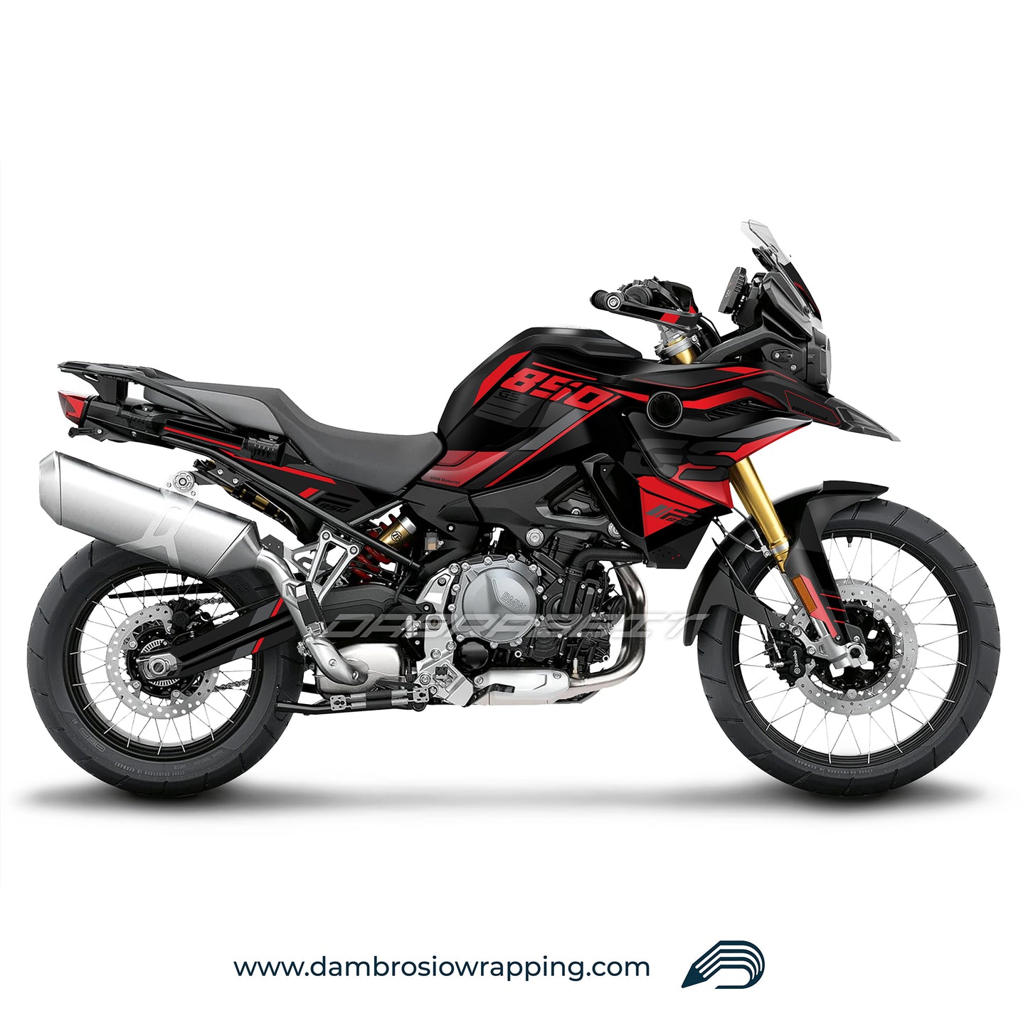 Kit Grafiche Adesivi Carene - BMW F850GS/F750/F800GS (2017~) - (TRP-BR)