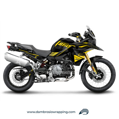 Kit Grafiche Adesivi Carene - BMW F850GS/F750/F800GS (2017~) - (TRP-BY)