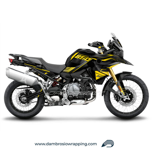 Kit Grafiche Adesivi Carene - BMW F850GS/F750/F800GS (2017~) - (TRP-BY)