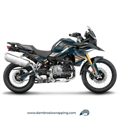 Kit Grafiche Adesivi Carene - BMW F850GS/F750/F800GS (2017~) - (TRP-ND)