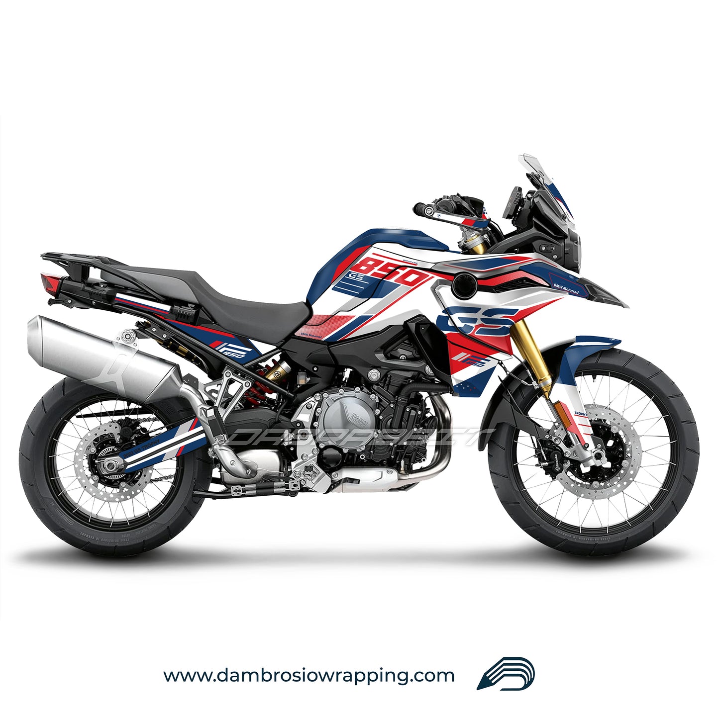 Fairing Graphics Kit - BMW F850GS/F750/F800GS (2017~) - (TRP-WB)