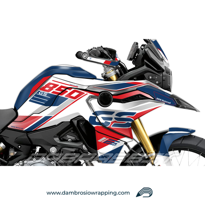 Fairing Graphics Kit - BMW F850GS/F750/F800GS (2017~) - (TRP-WB)