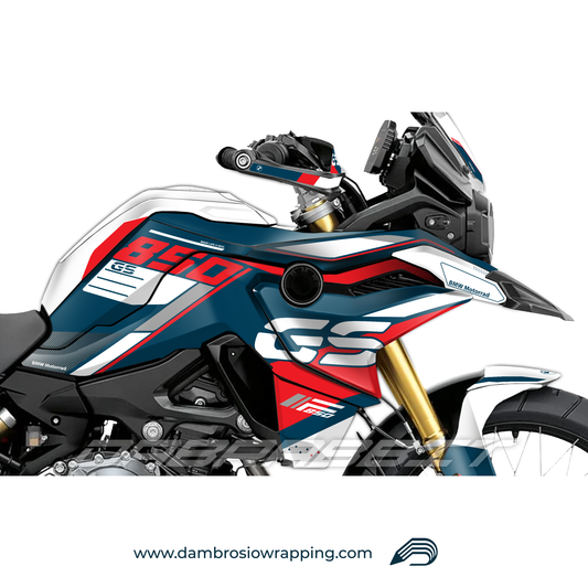 Kit Grafiche Adesivi Carene - BMW F850GS/F750/F800GS (2017~) - (TRP-WBR)
