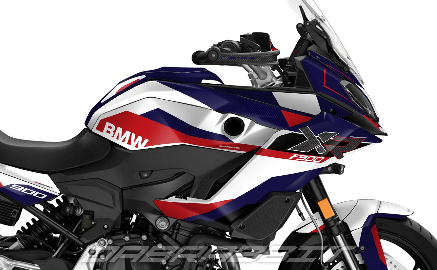 Fairing Graphics Kit - BMW F900XR (2020~) - (HF-WBL)