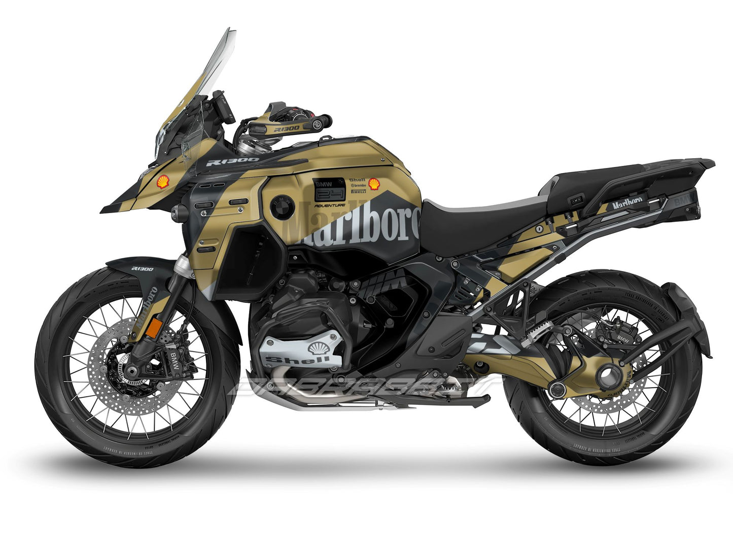 Kit Grafiche Adesivi Carene - BMW R1300GS ADV (2024~) - (MLB-GD)