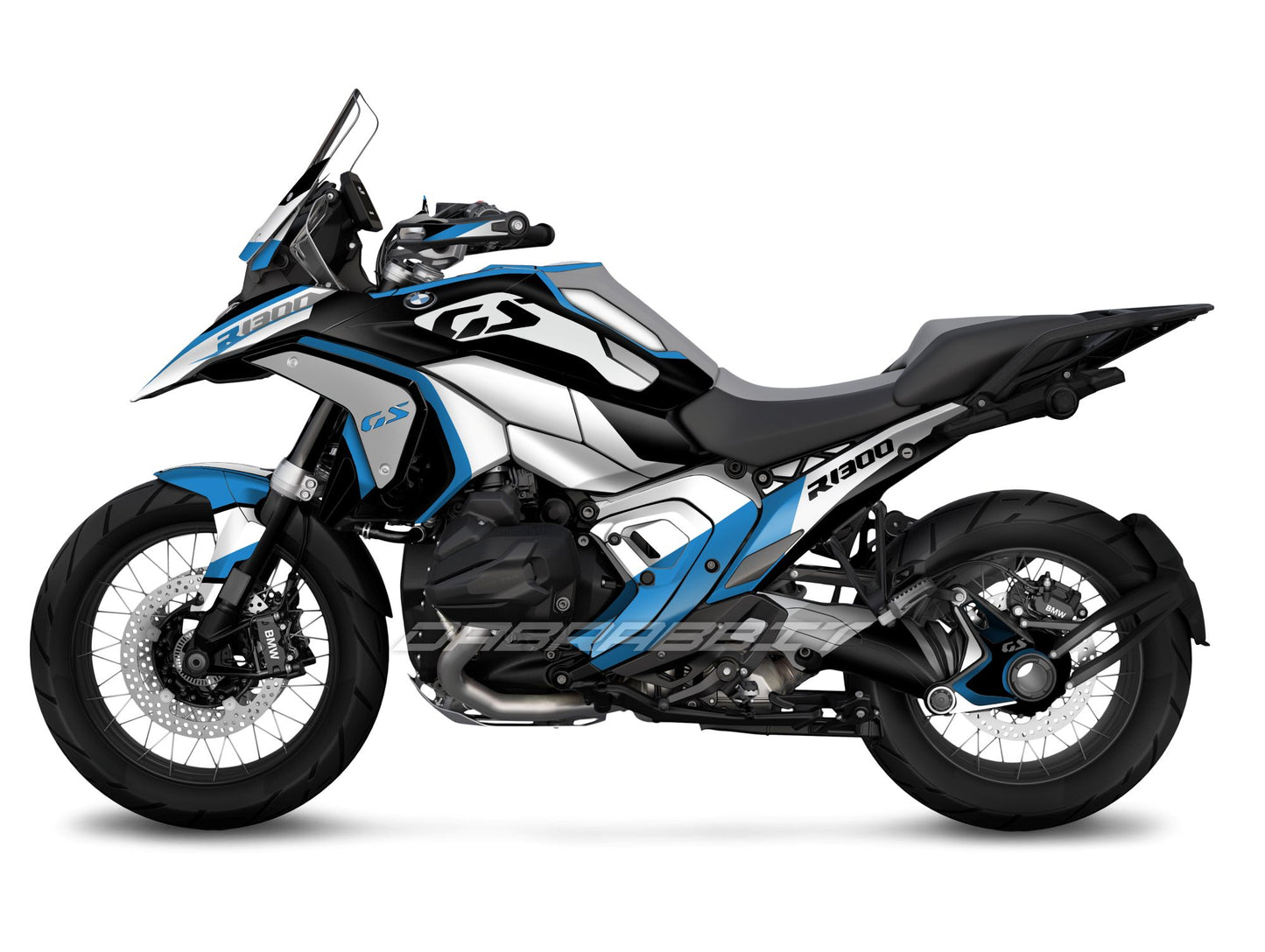 Fairing Graphics Kit - BMW R1300GS (2024~) - (GR-WBL)