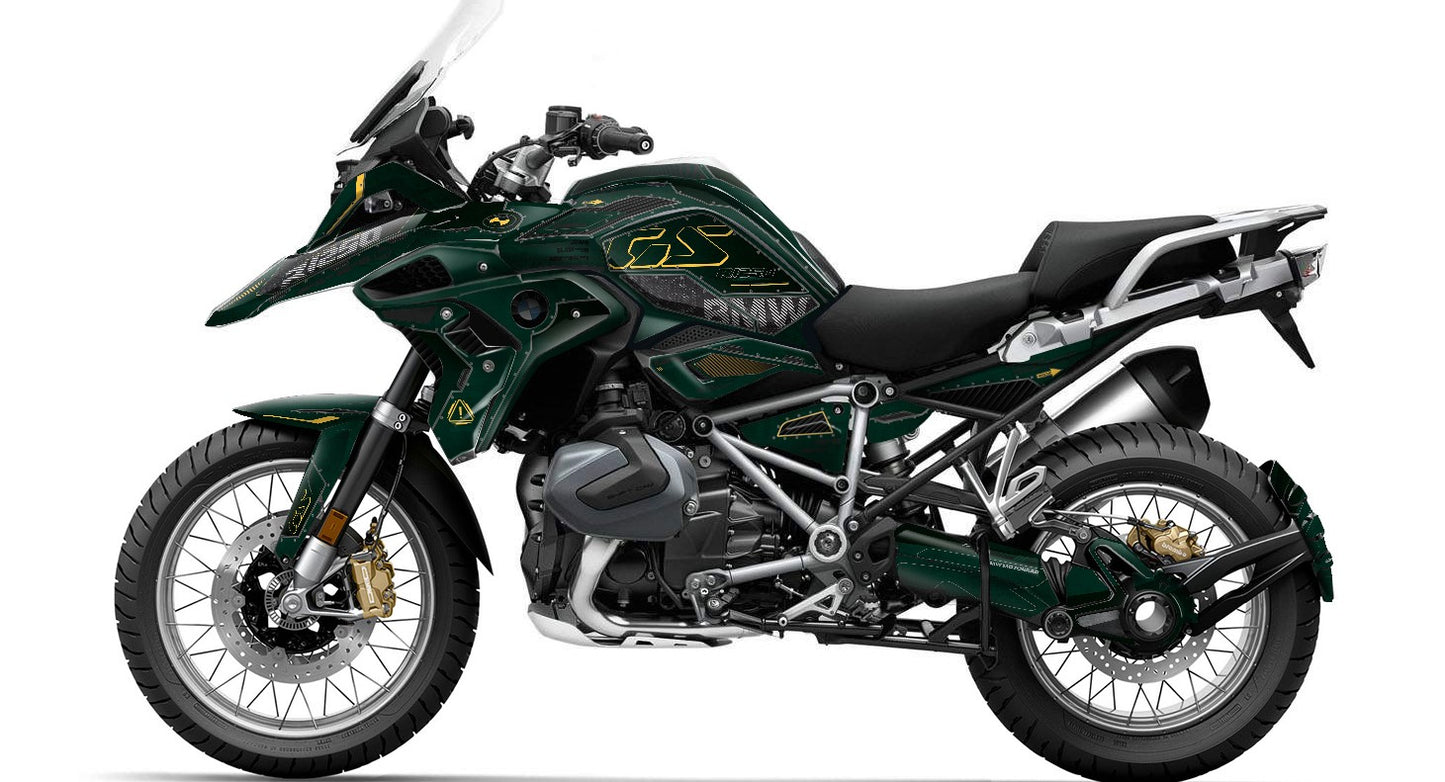 Kit Grafiche Adesivi Carene - BMW R1200/R1250GS (2017~2025) - (F15K-GR)