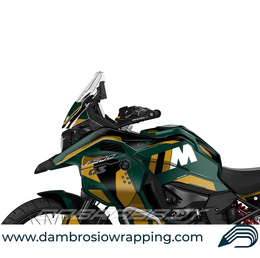Kit Grafiche Adesivi Carene - BMW F900/850GS ADV (2024~) - (MC-GR)
