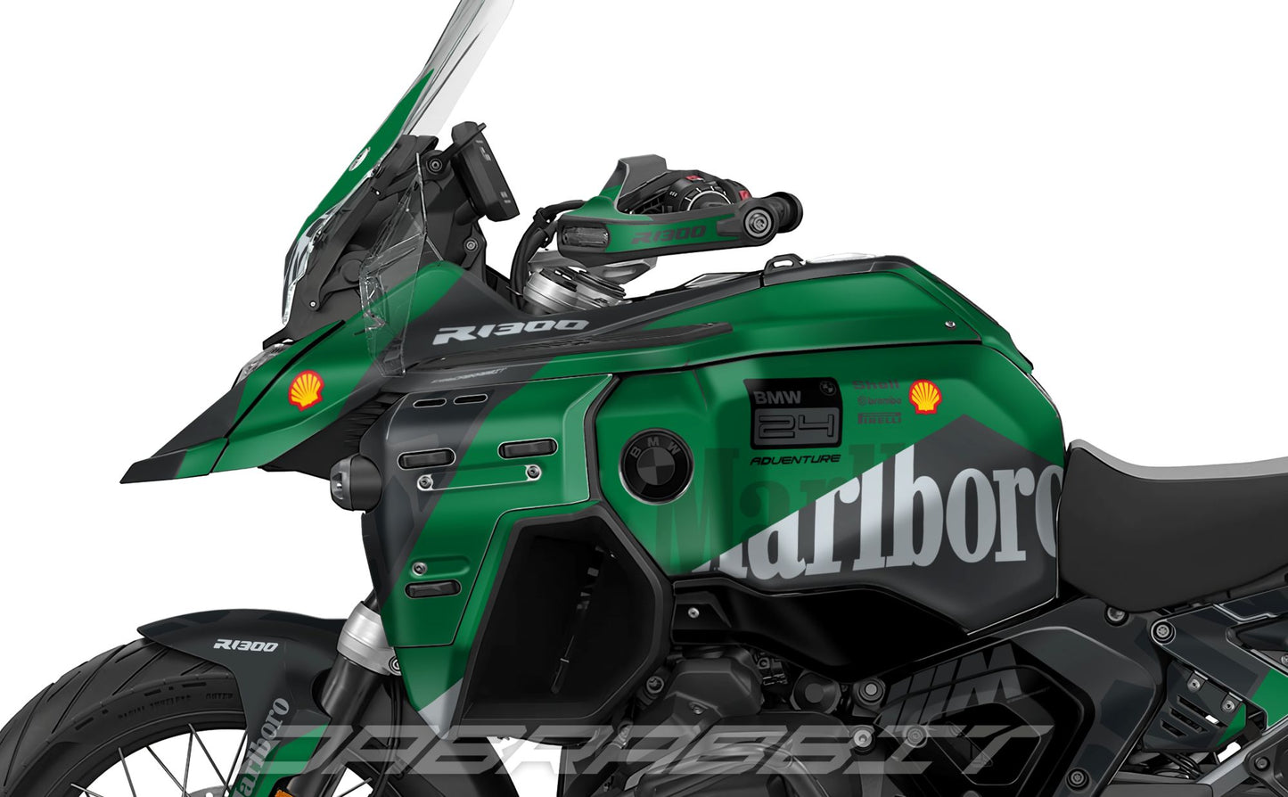 Kit Grafiche Adesivi Carene - BMW R1300GS ADV (2024~) - (MLB-GR)