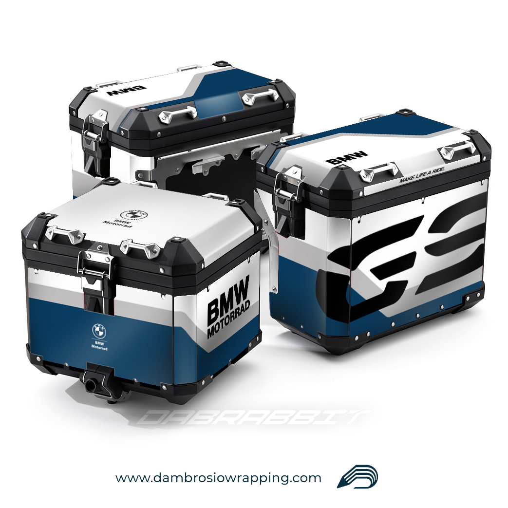 Kit Adesivi Borse / Valigie Box - BMW R 1250 1200 GS (BGS-BGW)