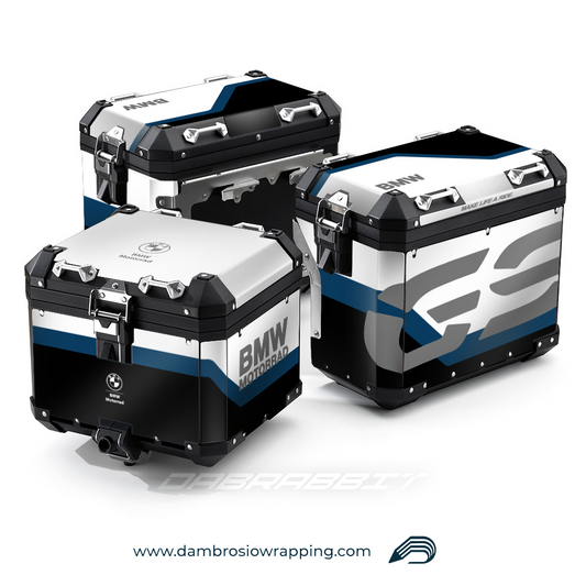 Kit Adesivi Borse / Valigie Box - BMW R 1250 1200 GS (BGS-BL)