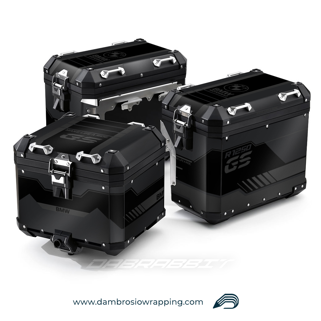 Kit Adesivi Borse / Valigie Box - BMW R 1250 1200 GS (MC-BB)