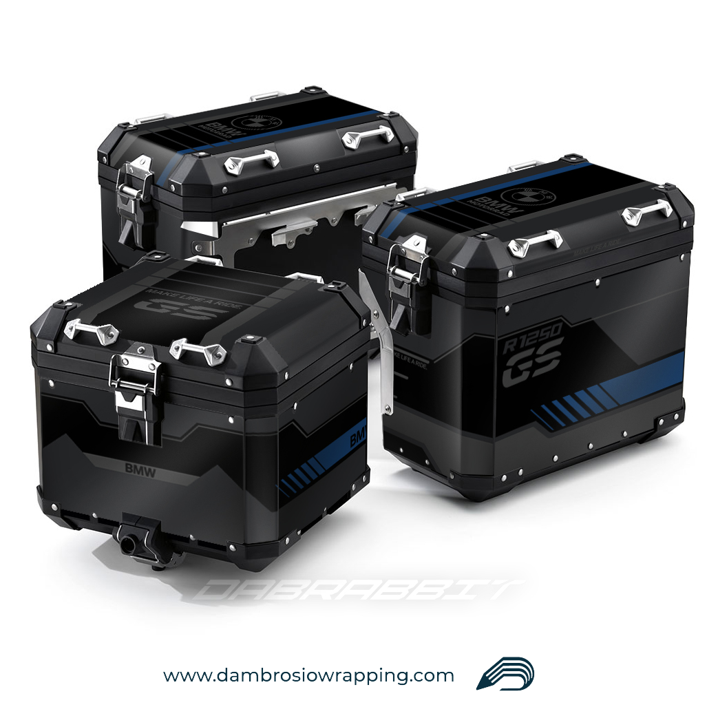 Kit Adesivi Borse / Valigie Box - BMW R 1250 1200 GS (MC-GBL)