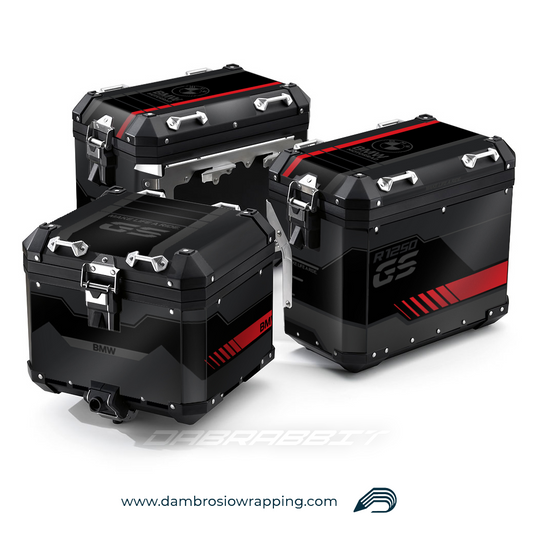 Kit Adesivi Borse / Valigie Box - BMW R 1250 1200 GS (MC-GR)