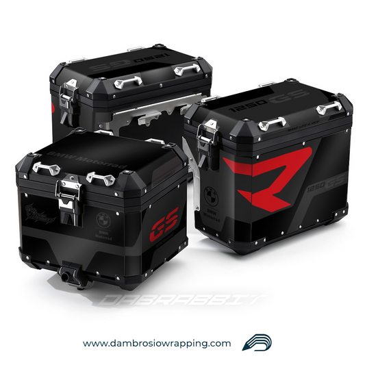 Kit Adesivi Borse / Valigie Box - BMW R 1250 1200 GS (MR-BR)