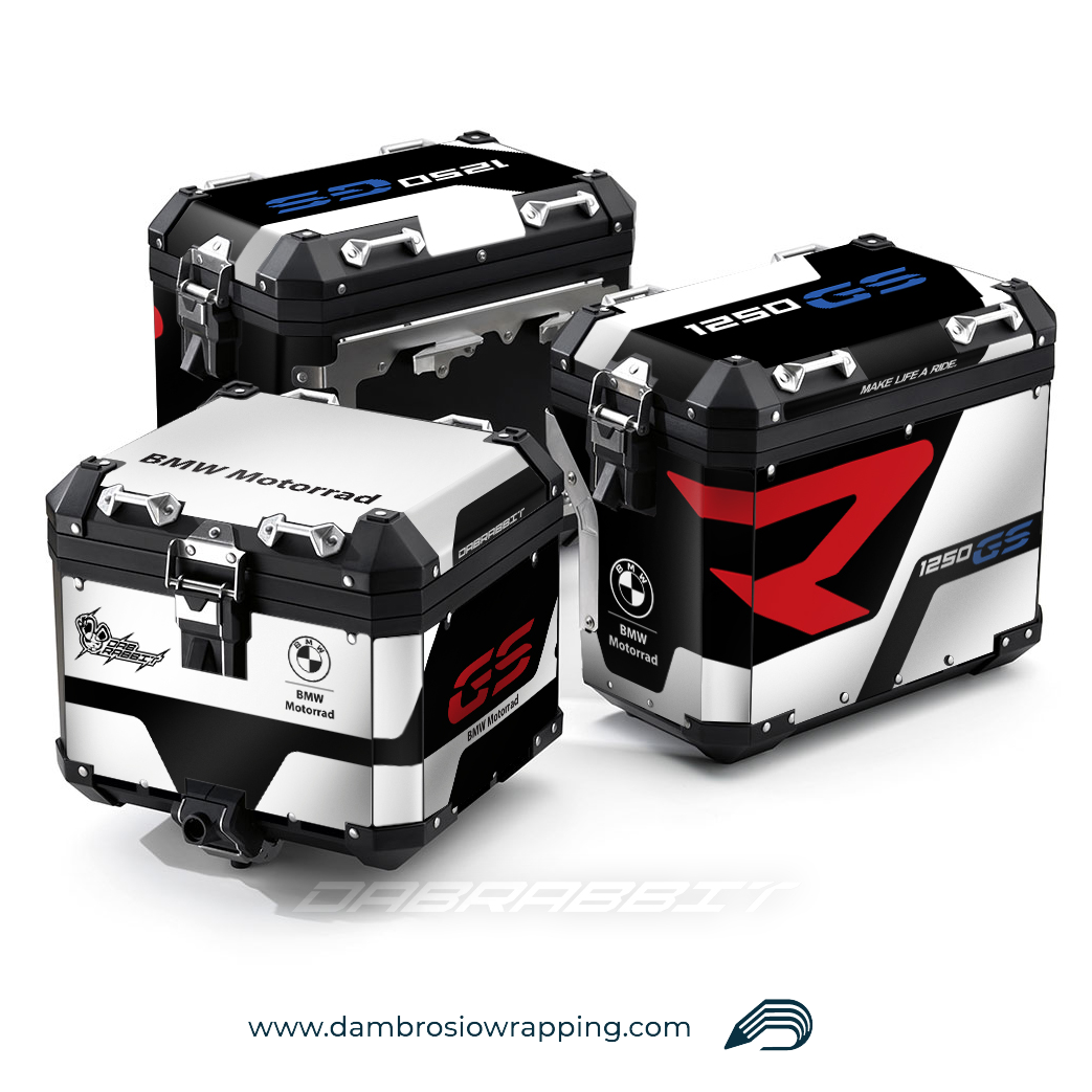 Kit Adesivi Borse / Valigie Box - BMW R 1250 1200 GS (MR-WBR)