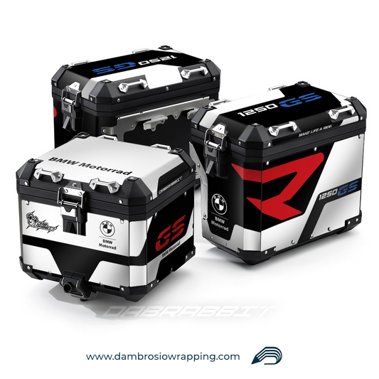 Kit Adesivi Borse / Valigie Box - BMW R 1250 1200 GS (MR-WBR)
