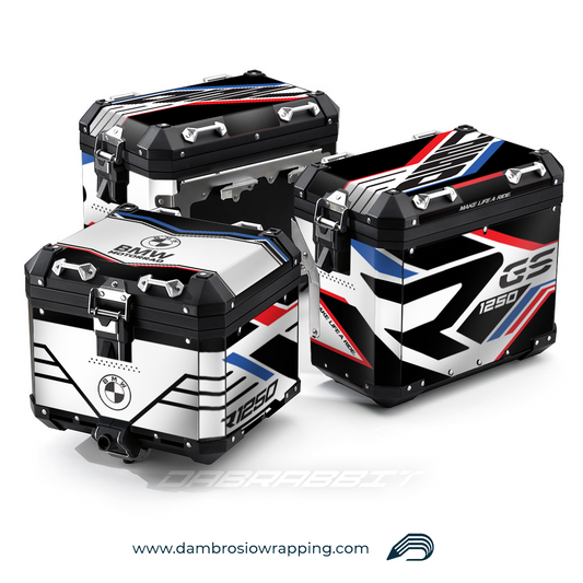 Kit Adesivi Borse / Valigie Box - BMW R 1250 1200 GS (RL-WBR)