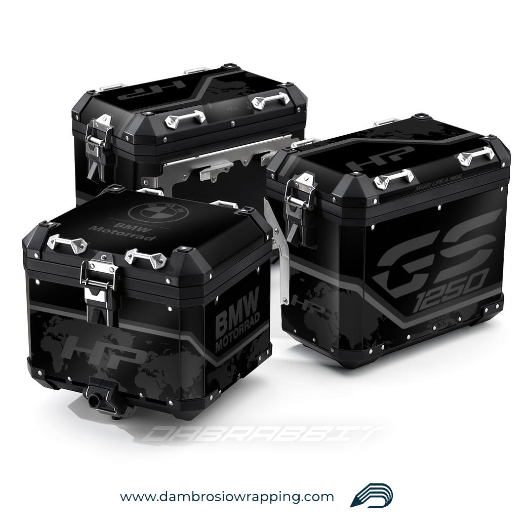 Kit Adesivi Borse / Valigie Box - BMW R 1250 1200 GS (WM-BB)