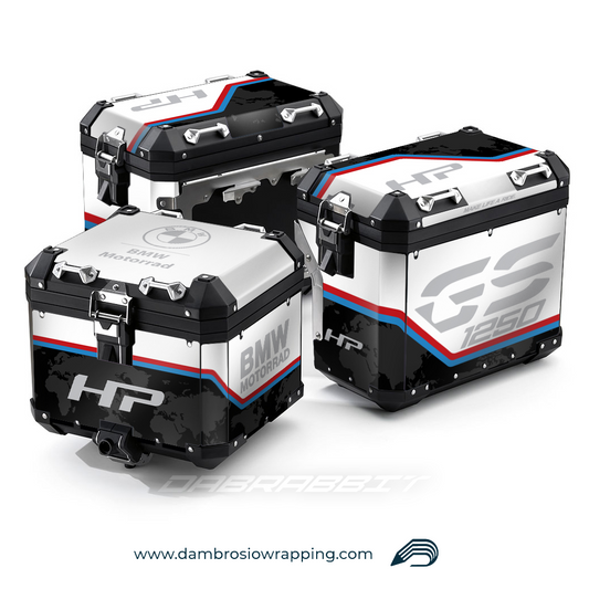 Kit Adesivi Borse / Valigie Box - BMW R 1250 1200 GS (WM-WB)