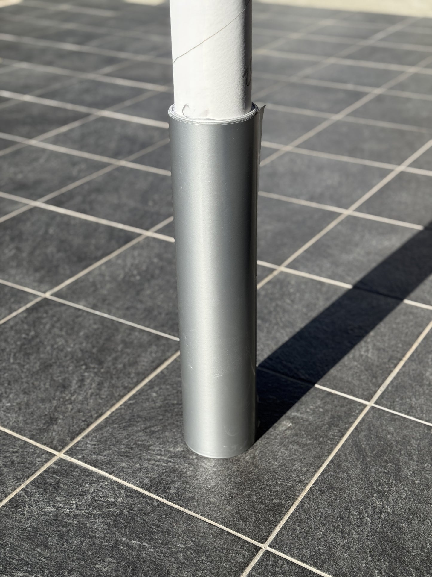 Fascia adesiva Grigio Argento Metalizzato - Linea di galleggiamento