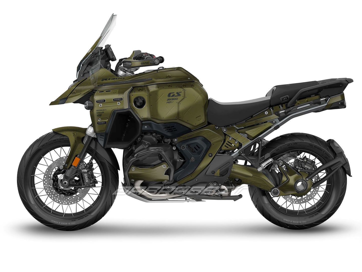 Kit Grafiche Adesivi Carene - BMW R1300GS ADV (2024~) - (TNK-K)