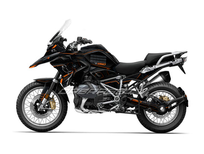 Kit Grafiche Adesivi Carene - BMW R1200/R1250GS (2017~2025) - (LR-O)