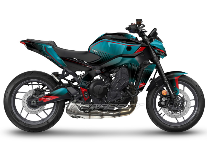 Kit Grafiche Adesivi Carene - Yamaha MT-09 / FZ-09 (2025) - (MGR-MR)