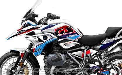 Fairing Graphics Kit - BMW R1200/R1250GS (2017~2025) - (MS-W)