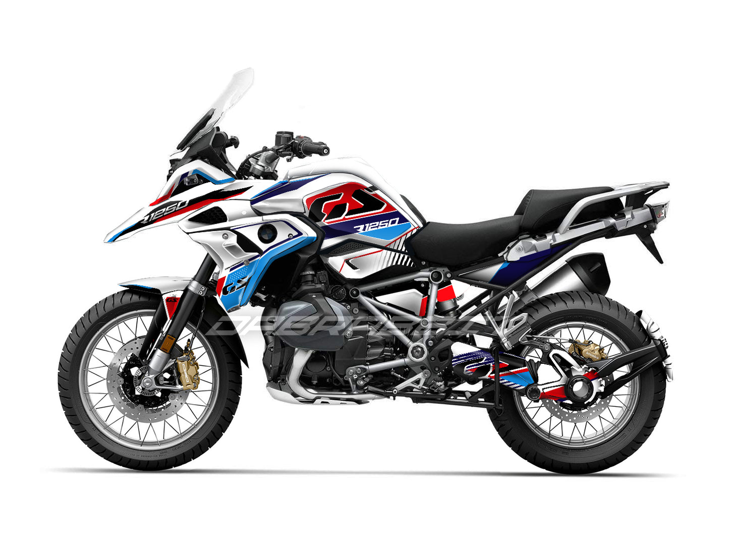 Fairing Graphics Kit - BMW R1200/R1250GS (2017~2025) - (MS-W)