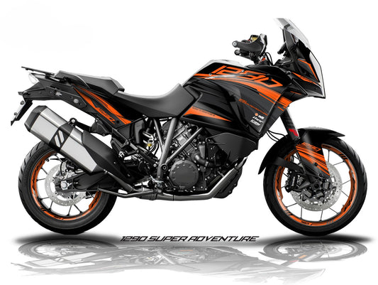 Kit Grafiche Adesivi Carene - KTM 1290 Super Adventure (2017~2020) - (MS-O)