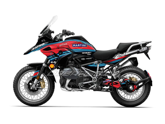 Kit Grafiche Adesivi Carene - BMW R1200/R1250GS (2017~2025) - (MTN-B)