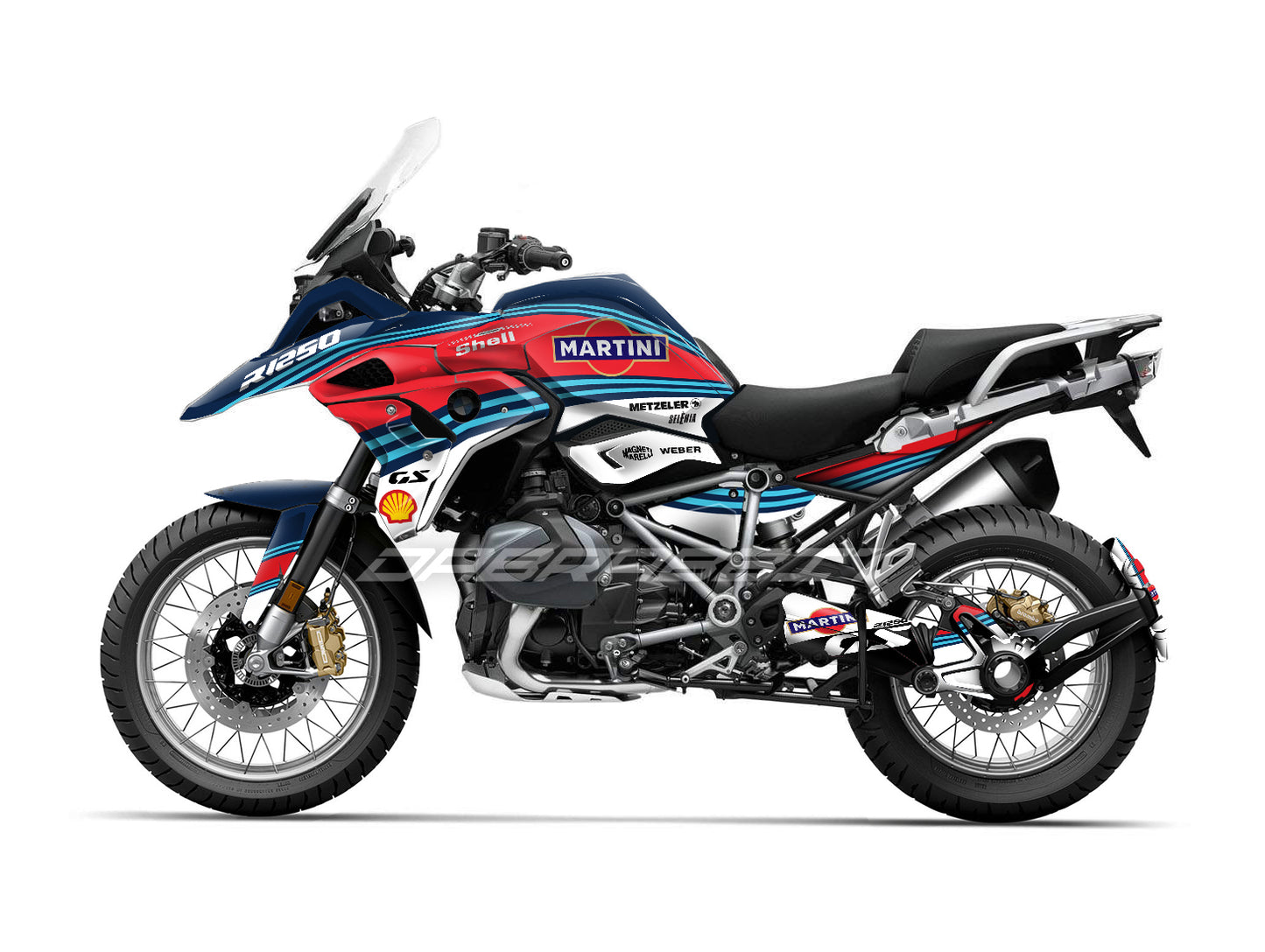 Fairing Graphics Kit - BMW R1200/R1250GS (2017~2025) - (MTN-N)