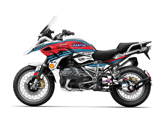 Kit Grafiche Adesivi Carene - BMW R1200/R1250GS (2017~2025) - (MTN-W)