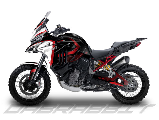 Kit Grafiche Adesivi Carene - Ducati Multistrada V4 S (2021~) - (BD-WR)
