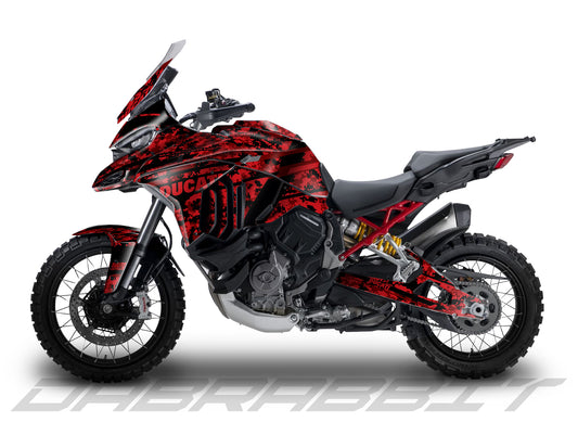 Kit Grafiche Adesivi Carene - Ducati Multistrada V4 S (2021~) - (CM-R)