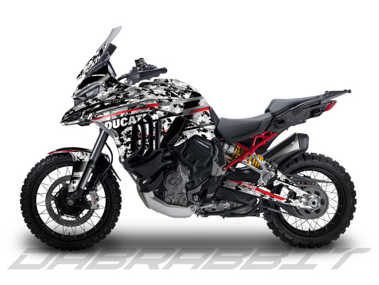 Kit Grafiche Adesivi Carene - Ducati Multistrada V4 S (2021~) - (CM-W)