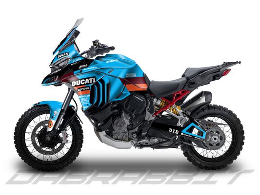 Kit Grafiche Adesivi Carene - Ducati Multistrada V4 S (2021~) - (GP-BL)