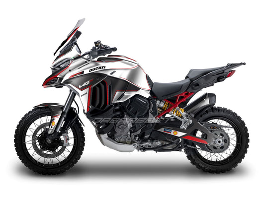 Kit Grafiche Adesivi Carene - Ducati Multistrada V4 S (2021~) - (PG-W)