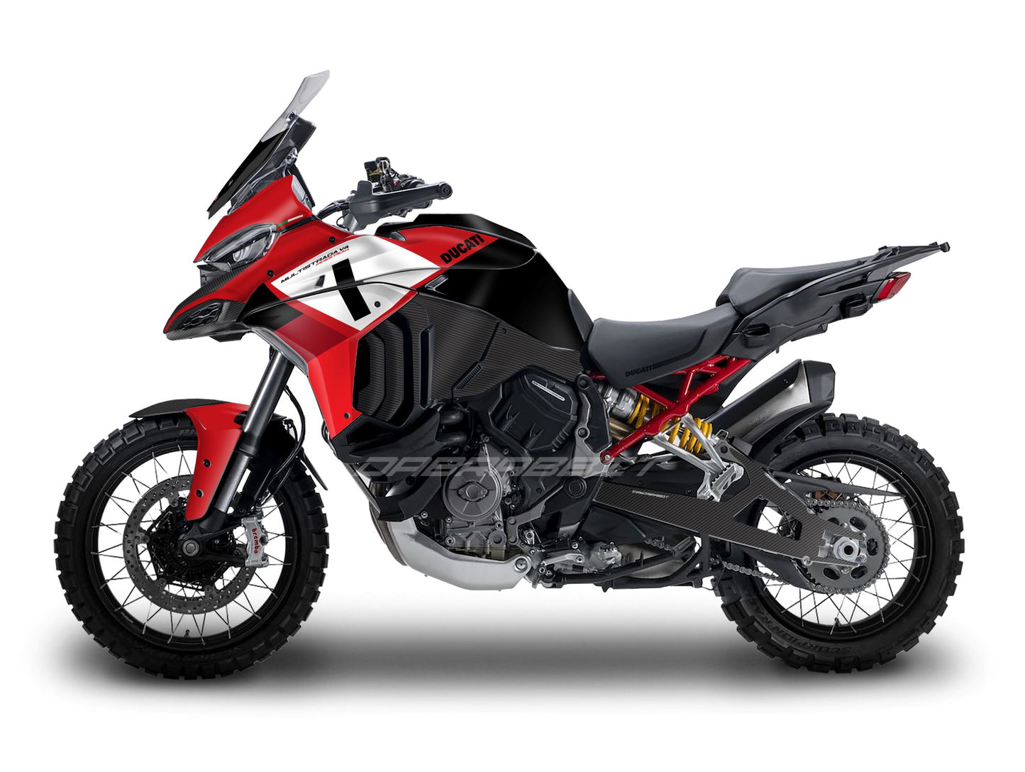 Fairing Graphics Kit - BMW R1300GS (2024~) - (TSP-WBR)