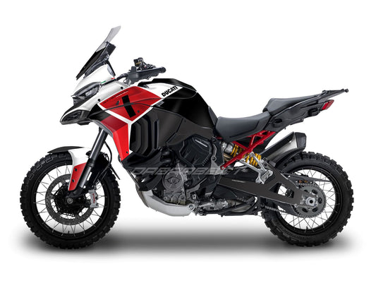 Kit Grafiche Adesivi Carene - Ducati Multistrada V4 S (2021~) - (PP-W)