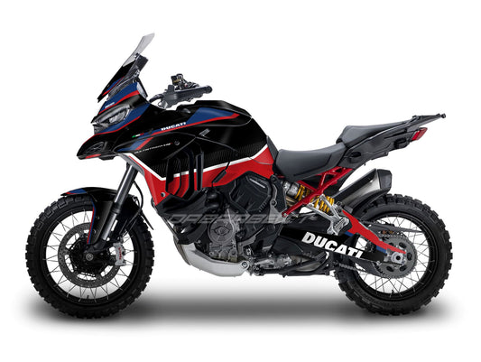Kit Grafiche Adesivi Carene - Ducati Multistrada V4 S (2021~) - (RSS-BLR)