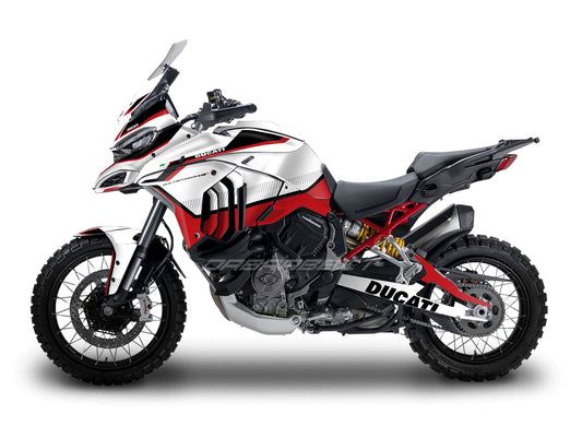 Kit Grafiche Adesivi Carene - Ducati Multistrada V4 S (2021~) - (RSS-WBR)