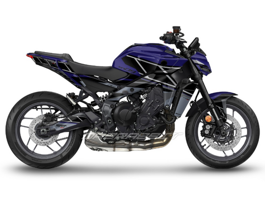 Kit Grafiche Adesivi Carene - Yamaha MT-09 / FZ-09 (2025) - (YLN-NB)
