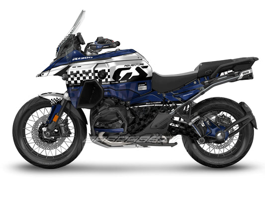 Kit Grafiche Adesivi Carene - BMW R1300GS ADV (2024~) - (CHKR-N)