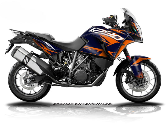 Kit Grafiche Adesivi Carene - KTM 1290 Super Adventure (2017~2020) - (SHK-ON)