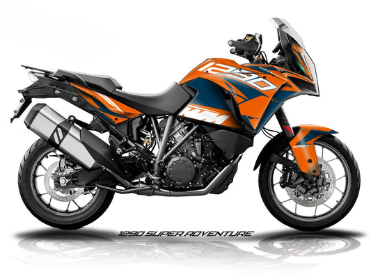 Kit Grafiche Adesivi Carene - KTM 1290 Super Adventure (2017~2020) - (SHK-O)