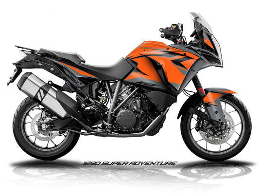 Kit Grafiche Adesivi Carene - KTM 1290 Super Adventure (2017~2020) - (RF-O)