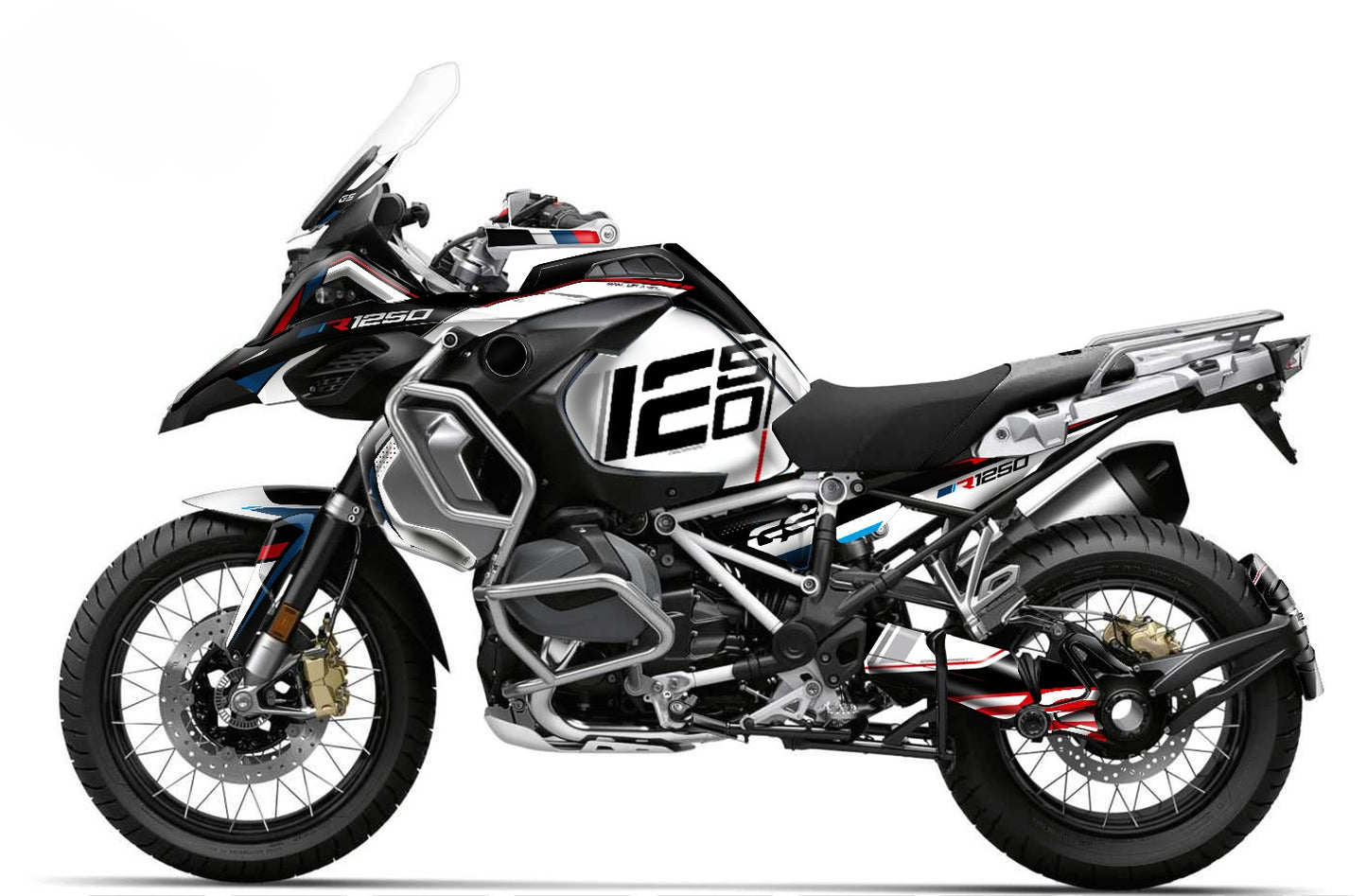 Kit Grafiche Adesivi Carene - BMW R1200/R1250GS ADV - Adventure (2014~2025) - (TWT-WB)