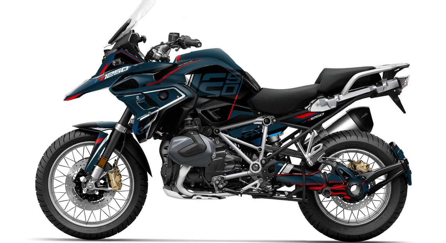 Fairing Graphics Kit - BMW R1200/R1250GS (2017~2025) - (TWT-BN)